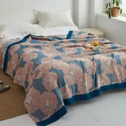 Baumwollgaze-Decke – weicher, gemütlicher Überwurf für alle Jahreszeiten