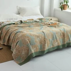 Baumwollgaze-Decke – weicher, gemütlicher Überwurf für alle Jahreszeiten