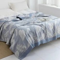 Baumwollgaze-Decke – weicher, gemütlicher Überwurf für alle Jahreszeiten