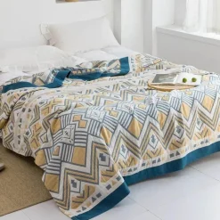 Baumwollgaze-Decke – weicher, gemütlicher Überwurf für alle Jahreszeiten