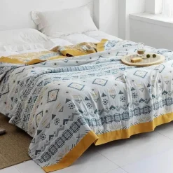 Baumwollgaze-Decke – weicher, gemütlicher Überwurf für alle Jahreszeiten