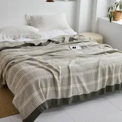 Baumwollgaze-Decke – weicher, gemütlicher Überwurf für alle Jahreszeiten