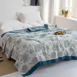 Baumwollgaze-Decke – weicher, gemütlicher Überwurf für alle Jahreszeiten