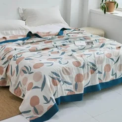 Baumwollgaze-Decke – weicher, gemütlicher Überwurf für alle Jahreszeiten