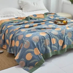 Baumwollgaze-Decke – weicher, gemütlicher Überwurf für alle Jahreszeiten