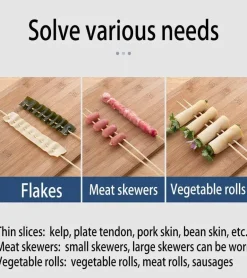 BBQ-Grill-Werkzeugset – All-in-One-Grillset für Fleisch und Gemüse