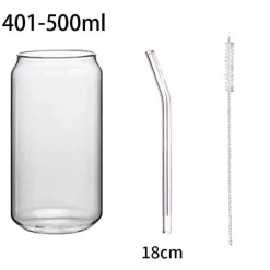 Becher aus Borosilikatglas mit Bambusdeckel – umweltfreundliches Trinkgeschirr