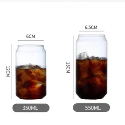 Becher aus Borosilikatglas mit Bambusdeckel – umweltfreundliches Trinkgeschirr