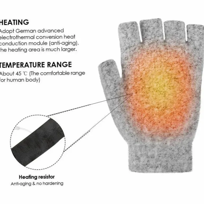 Beheizte Handschuhe mit USB-Aufladung – warme Winterhandschuhe
