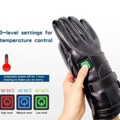Beheizte Touchscreen-Handschuhe – Winddichte Unisex-Fäustlinge