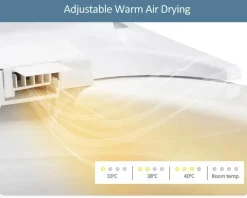 Beheizter elektrischer Bidet-Toilettensitz – Smart U-Shape Comfort