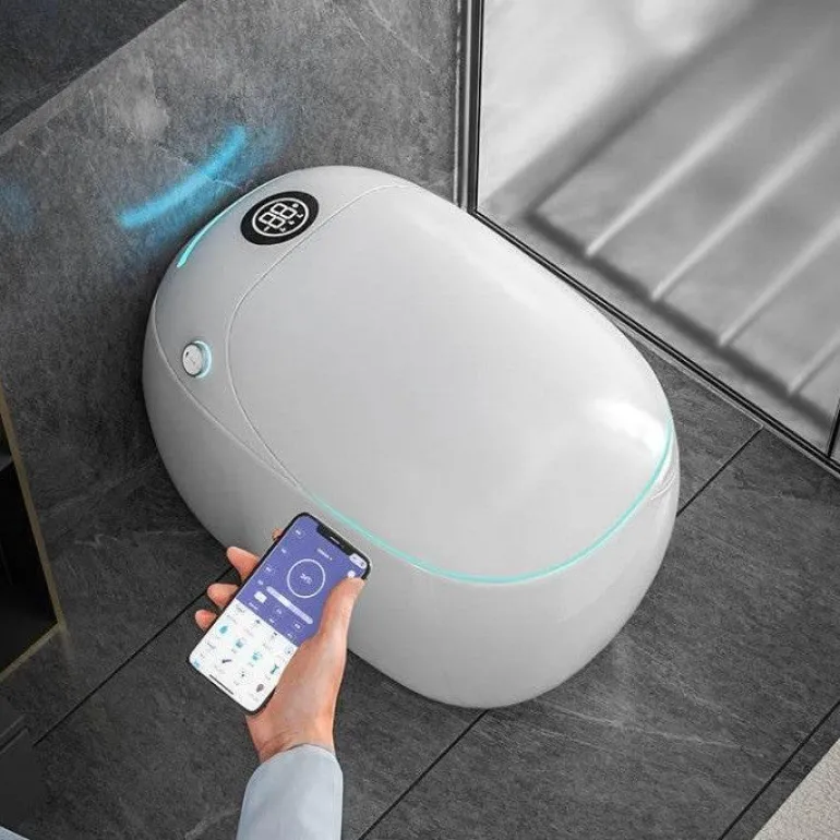 Beheizter Toilettensitz – Intelligentes, hygienisches, eiförmiges Design