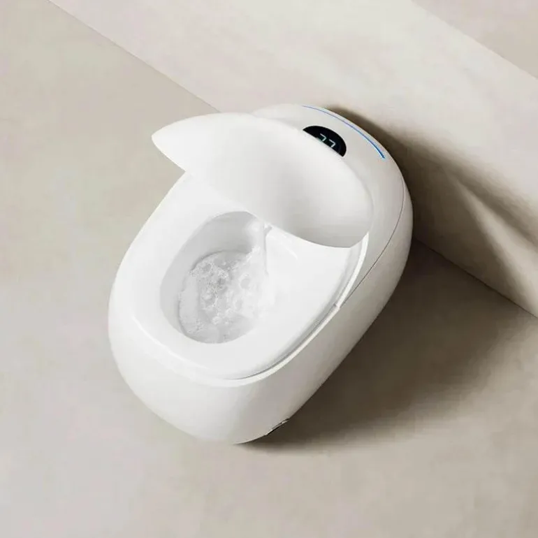 Beheizter Toilettensitz – Intelligentes, hygienisches, eiförmiges Design