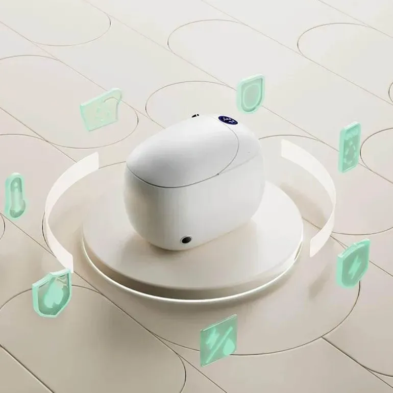 Beheizter Toilettensitz – Intelligentes, hygienisches, eiförmiges Design