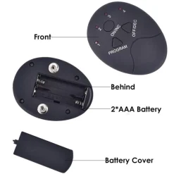 Beheiztes Fußmassagegerät – Elektrischer EMS-Entspannungsstimulator