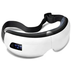 Beheiztes kabelloses Augenmassagegerät – wiederaufladbares Gerät zur Druckentlastung durch Luft