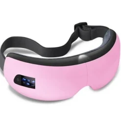 Beheiztes kabelloses Augenmassagegerät – wiederaufladbares Gerät zur Druckentlastung durch Luft