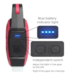 Beleuchteter Outdoor-Ventilator – Vielseitige Kühlausrüstung für Abenteuer und Camping