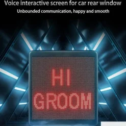 Benutzerdefiniertes LED-Auto-Anzeigeschild - Personalisiertes elektronisches Message Board