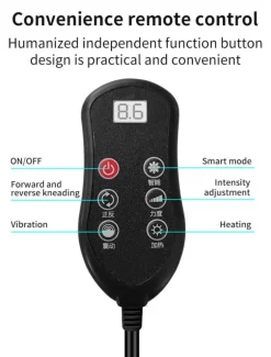 Bequemes elektrisches Autositzmassagegerät – Entspannendes Rückenmassagekissen
