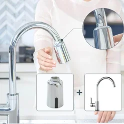 Berührungsloser Küchenarmaturkopf – Automatischer freihändiger Wasserhahn