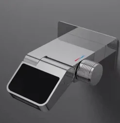 Berührungsloser LED-Wasserhahn – Einstellbarer Durchfluss, moderner Wasserhahn für das Badezimmer