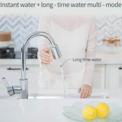 Berührungsloser Wasserhahnkopf – Wassersparender Wasserhahnaufsatz mit intelligentem Sensor