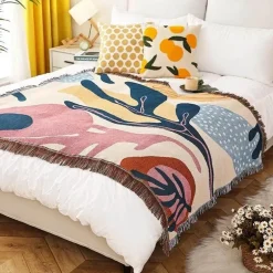 Überwurfdecke im europäischen Stil – gemütliche Bettwäsche für draußen