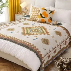 Überwurfdecke im europäischen Stil – gemütliche Bettwäsche für draußen