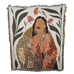 Überwurfdecke im europäischen Stil – gemütliche Bettwäsche für draußen