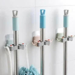 Besen- und Mopphalter zur Wandmontage – Organizer ohne Bohren