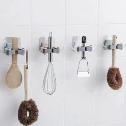 Besen- und Mopphalter zur Wandmontage – Organizer ohne Bohren