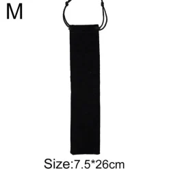 Bestecketui aus Baumwollleinen – Reise-Esstasche mit Kordelzug