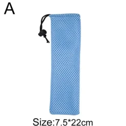 Bestecketui aus Baumwollleinen – Reise-Esstasche mit Kordelzug