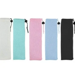 Bestecketui aus Baumwollleinen – Reise-Esstasche mit Kordelzug