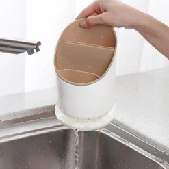 Besteckhalter für die Küche mit mehreren Aufbewahrungsmöglichkeiten – Robuster Utensilien-Organizer