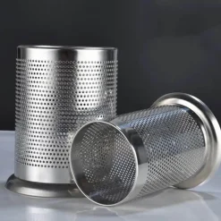 Besteck-Organizer aus Edelstahl – Aufbewahrungskorb für Küchenutensilien