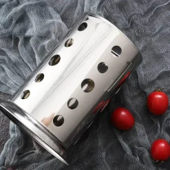 Besteck-Organizer aus Edelstahl – Aufbewahrungskorb für Küchenutensilien