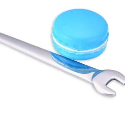 Besteckset in Schraubenschlüsselform mit Gabel und Löffel – einzigartiges, kreatives Besteck