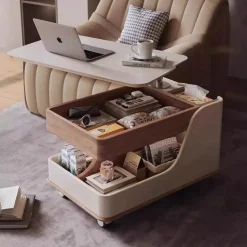 Beweglicher Kaffee-Beistelltisch – platzsparendes Design