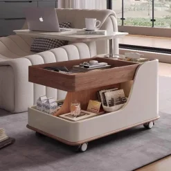 Beweglicher Kaffee-Beistelltisch – platzsparendes Design