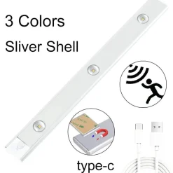Bewegungssensor USB-Schrankleuchte - LED-kabelloses Nachtlicht