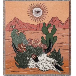 Böhmische Outdoor-Decke – Luxus-Camping-Wandteppich