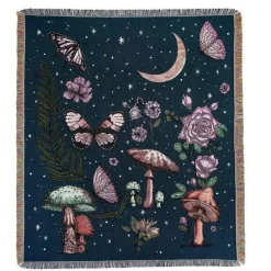 Böhmische Outdoor-Decke – Luxus-Camping-Wandteppich