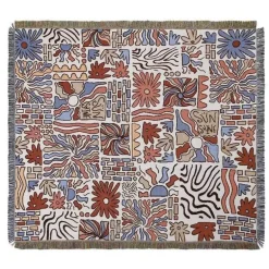 Böhmische Outdoor-Decke – Luxus-Camping-Wandteppich