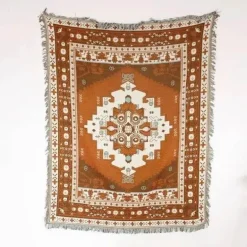 Böhmische Outdoor-Decke – Luxus-Camping-Wandteppich