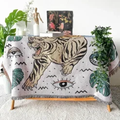 Böhmische Outdoor-Decke – Luxus-Camping-Wandteppich