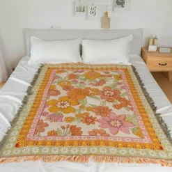 Böhmische Wandteppichdecke - Floraler Sofabezug