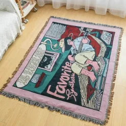 Böhmische Wandteppichdecke - Floraler Sofabezug