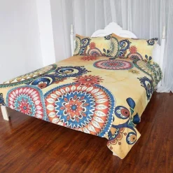 Böhmisches indisches Bettbezug-Set – ethnische, bequeme Bettwäsche